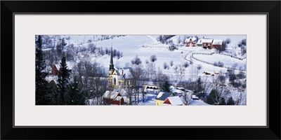 New England Town in Winter