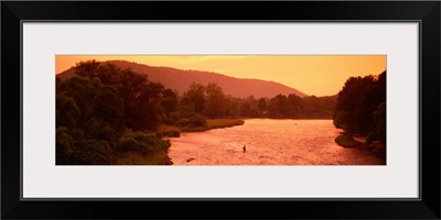 New York, Delaware County, fly fishing