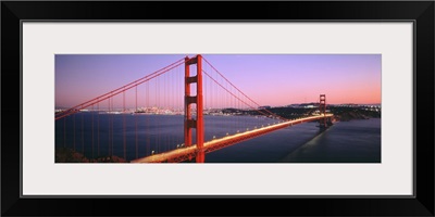 Night Golden Gate Bridge San Francisco CA