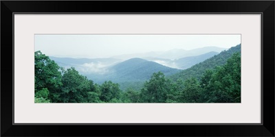 North Carolina, Blue Ridge Parkway, View from Big Ridge overlooking Milepost 404