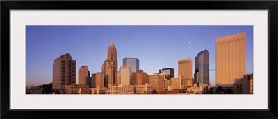 North Carolina, Charlotte, View of a urban cityscape