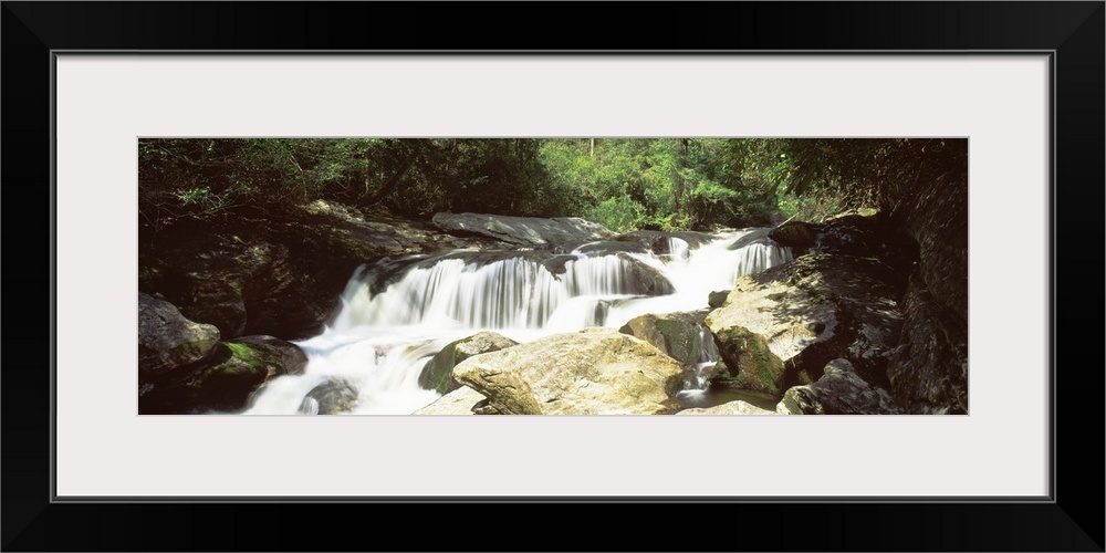 North Carolina, Highlands, Nantahala National Forest, Chattooga River, River flowing through the forest