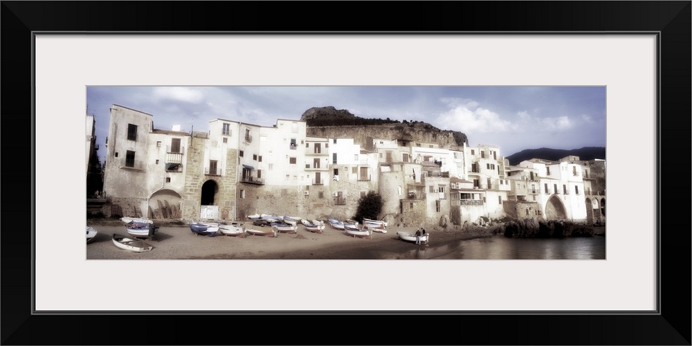 Old Town Cefalu Sicily Italy