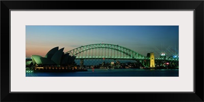 Opera House & Harbor Bridge Sydney Australia