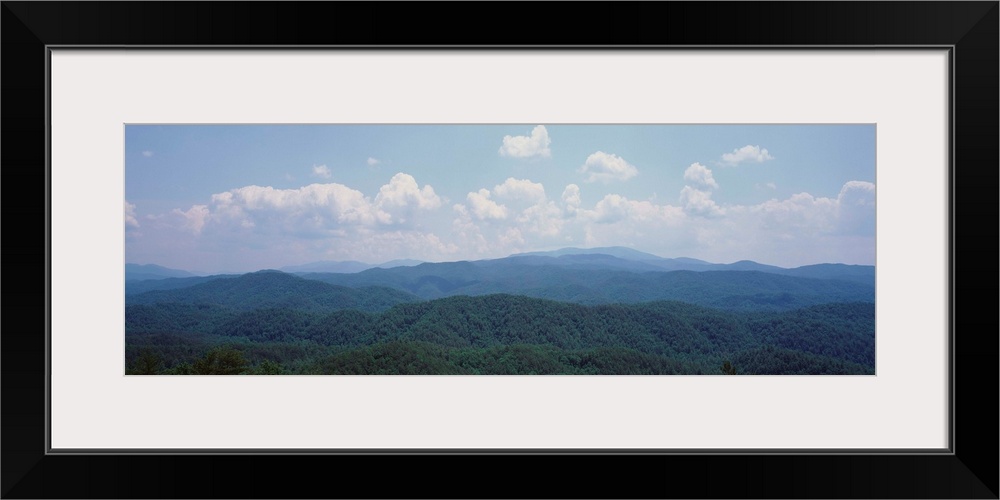 Panoramic view of mountains, Great Smoky Mountain National Park, North Carolina