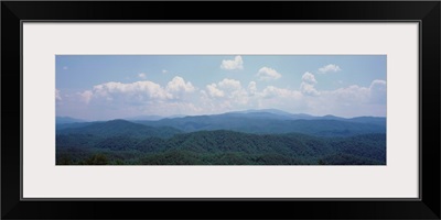 Panoramic view of mountains, Great Smoky Mountain National Park, North Carolina