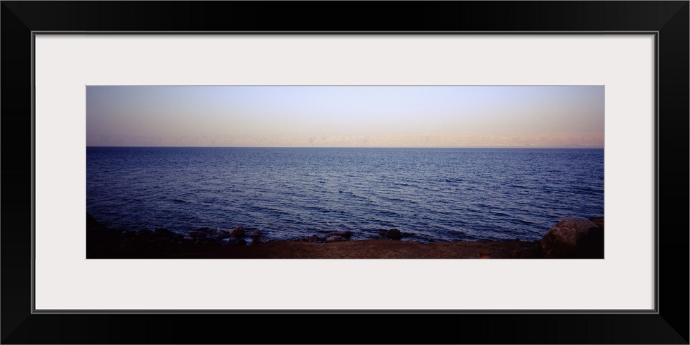 Panoramic view of the sea, Dead Sea, Jordan