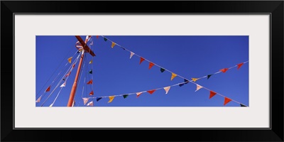 Pennants on a boat Tarpon Springs Pinellas County Florida