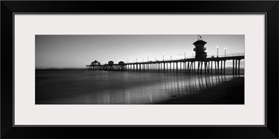 Pier in the sea, Huntington Beach Pier, Huntington Beach, Orange County, California