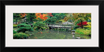 Plank Bridge The Japanese Garden Seattle WA