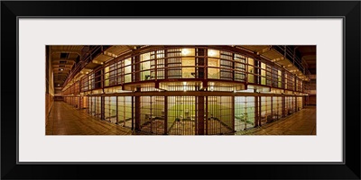 Prison cells, Alcatraz Island, San Francisco, California