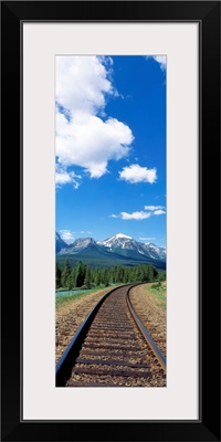 Rail Road Tracks Banff National Park Alberta Canada