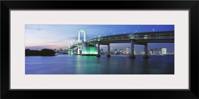 Rainbow Bridge Minato Bridge Tokyo Japan