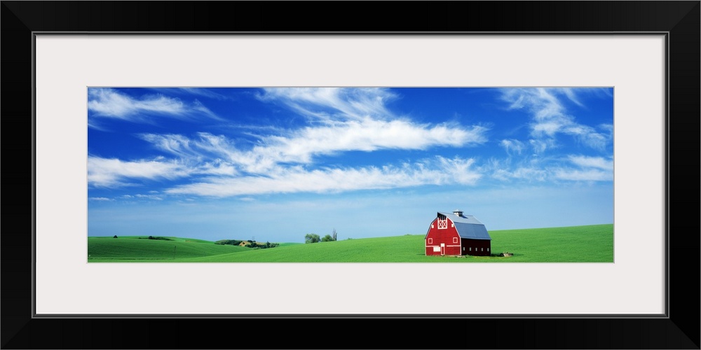 Red Barn in Field WA