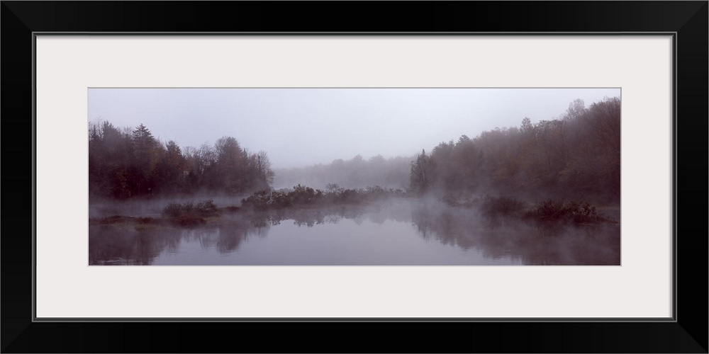 Morning Fog, Middle Branch Moose River, Adirondack Mountains, New York