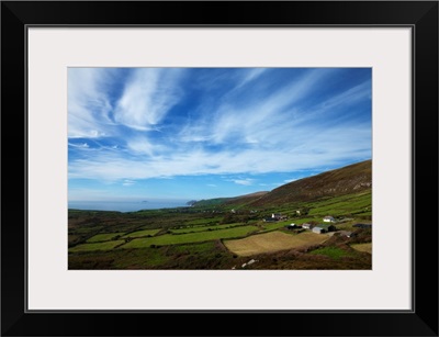 Ring of Kerry Coastline and Fields near Ballinskelligs, County Kerry, Ireland