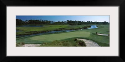 River and a golf course, Ocean Course, Kiawah Island Golf Resort, Kiawah Island, Charleston County, South Carolina