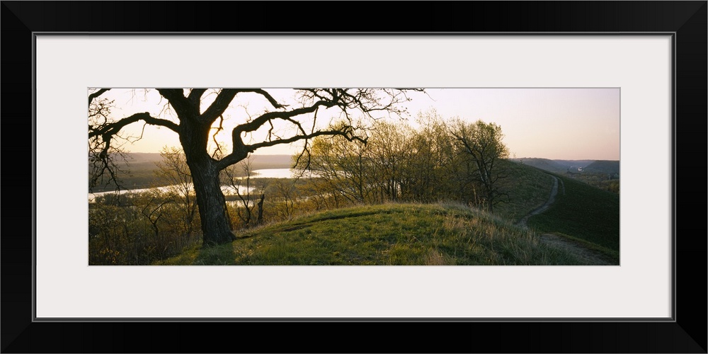 River flowing through a landscape, Mississippi River, Red Wing, Minnesota