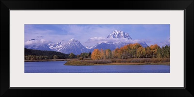 River with mountains in the background Oxbow Bend Snake River Grand Teton National Park Teton County Wyoming