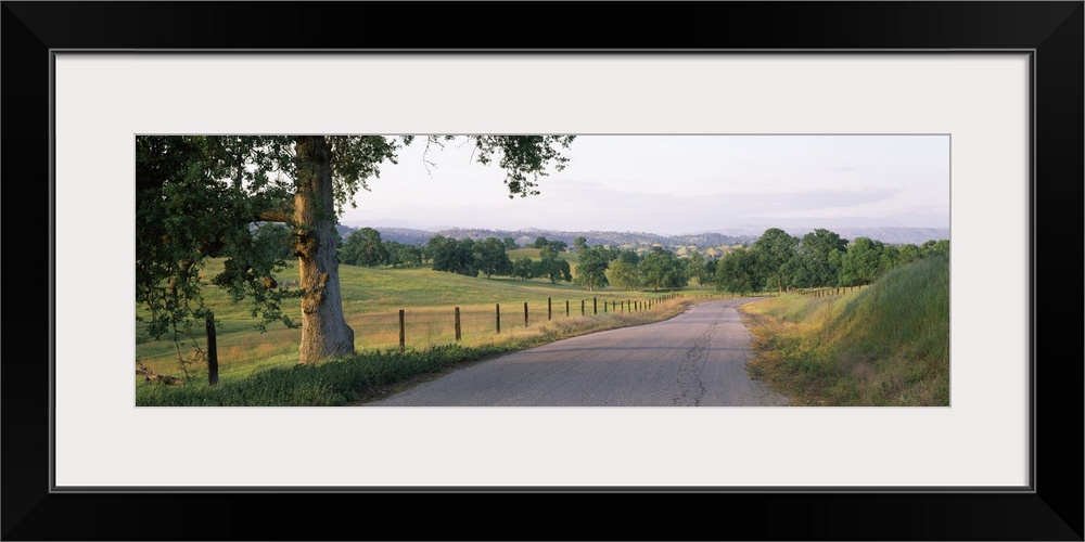 Road passing through a landscape, Country Road 208, Madera County, California