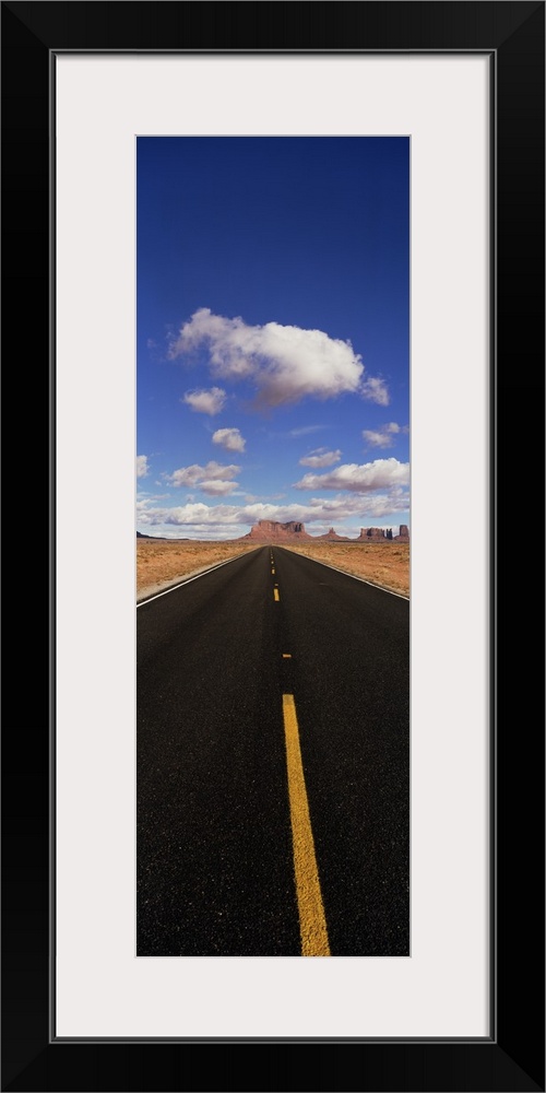 Road shot w/ clouds Monument Valley  AZ