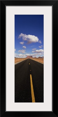 Road shot w/ clouds Monument Valley  AZ