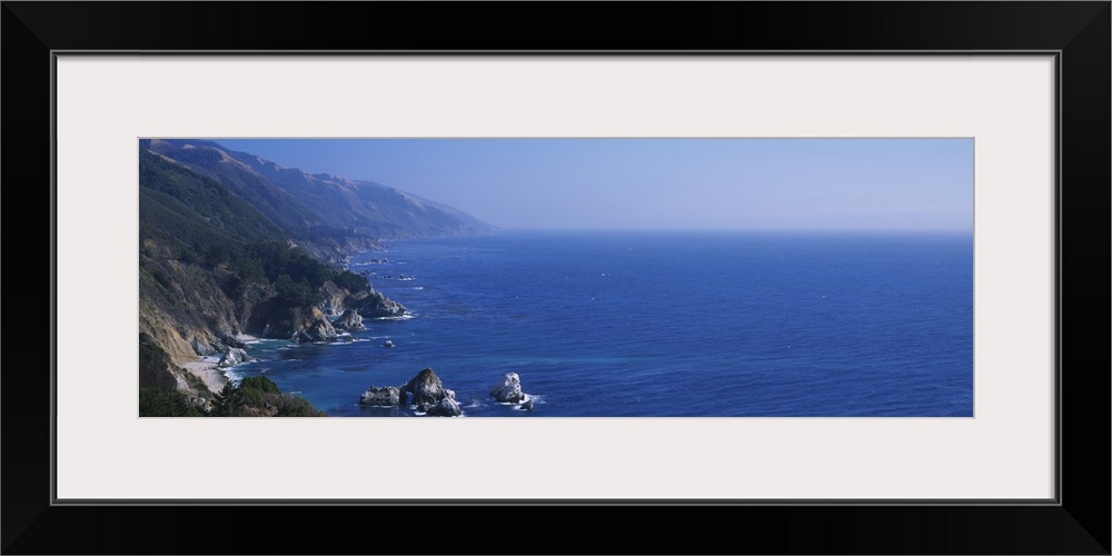 Rock formations at the coast, Big Sur, California