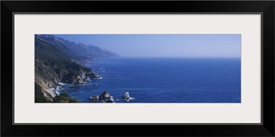 Rock formations at the coast, Big Sur, California