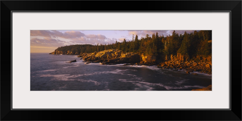 Rock formations at the coast, Monument Cove, Mount Desert Island, Acadia National Park, Maine