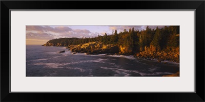 Rock formations at the coast, Monument Cove, Mount Desert Island, Acadia National Park, Maine