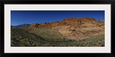 Rock formations on a landscape