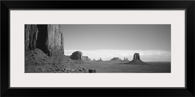 Rock formations on a landscape, Monument Valley, Arizona