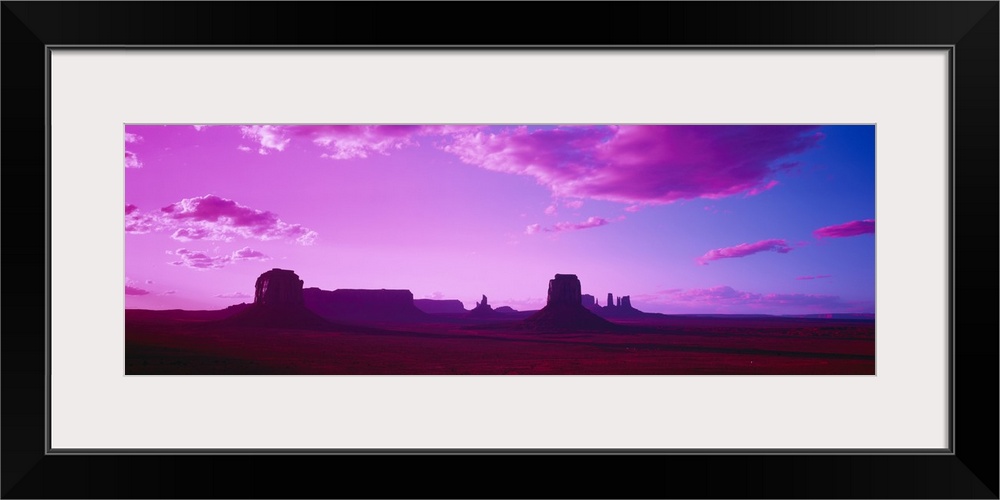 Rock formations on a landscape, Monument Valley, Arizona