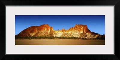 Rock formations on a landscape, Northern Territory, Australia