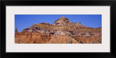 Rock formations on a landscape, Palo Duro Canyon State Park, Texas,