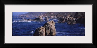 Rock formations on the beach, Big Sur, Garrapata State Beach, Monterey Coast, California