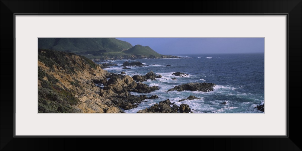 Rock formations on the coast, Big Sur, Garrapata State Beach, Monterey Coast, California