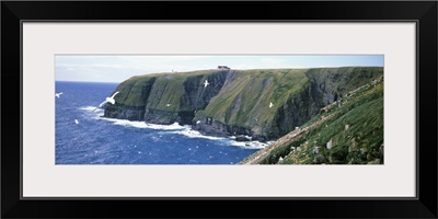 Rock formations on the coast, Cape St. Mary's Ecological Reserve, Newfoundland, Newfoundland and Labrador, Canada