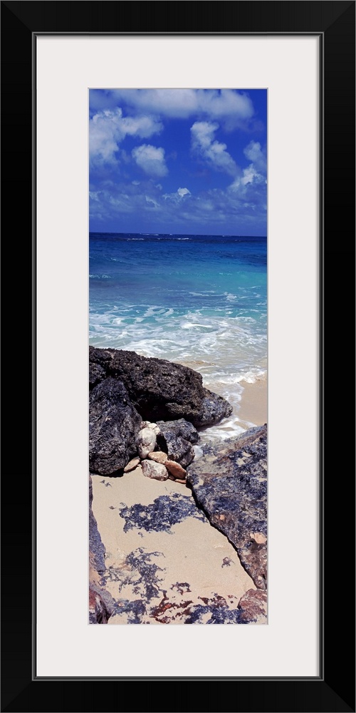 Rocks on the beach, Island Harbour, Anguilla