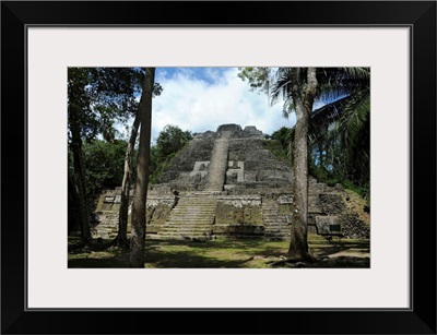 Ruins of a temple, High Temple, Lamanai, Belize