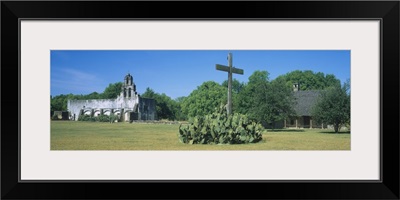 Ruins of an old church, Mission San Juan, San Antonio Missions National Historical Park, San Antonio, Texas