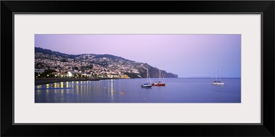 Sailboat in the sea, Funchal, Madeira, Portugal