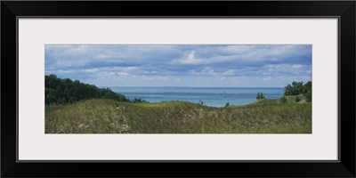 Sailboat in water, Indiana Dunes State Park, Chesterton, Indiana