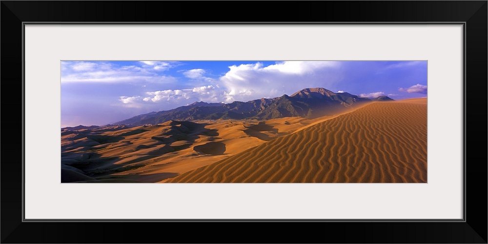 Sand dunes in a desert, Great Sand Dunes National Park, Colorado, USA