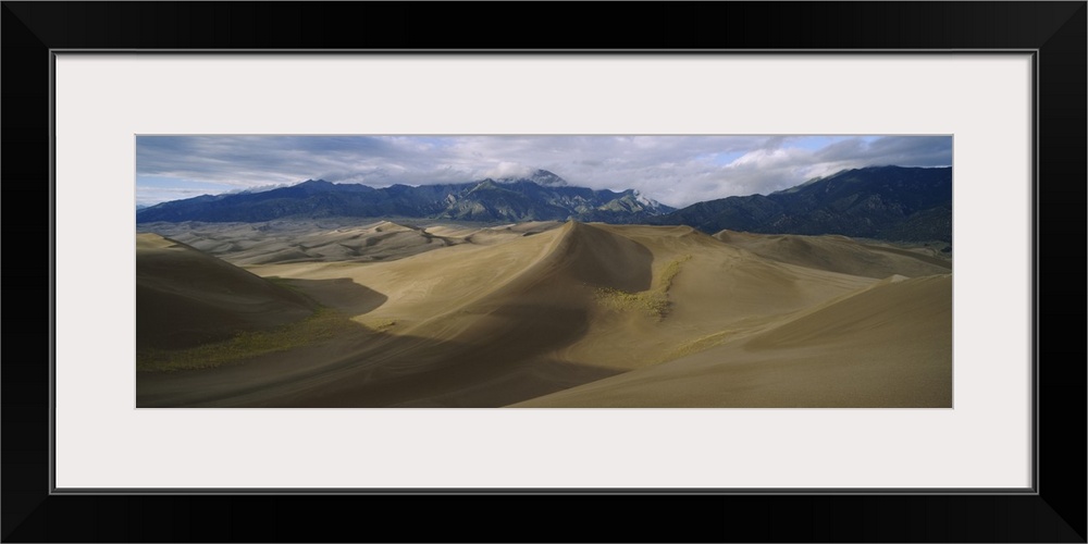 Sand dunes in the desert, Great Sand Dunes National Monument, Colorado