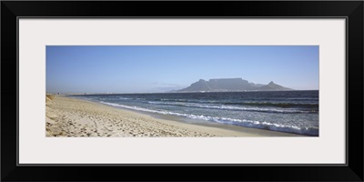 Sea with Table Mountain in the background Bloubergstrand Cape Town Western Cape Province South Africa