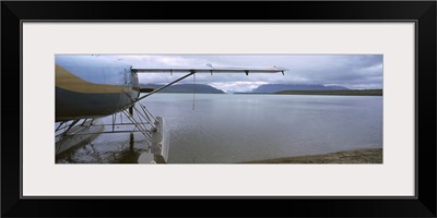 Seaplane on the beach, Katmai National Park, Alaska