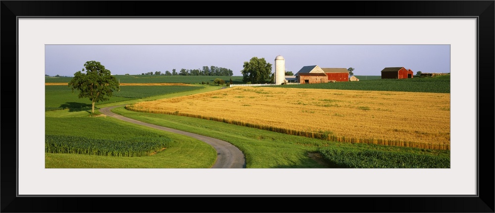 Silo in a field, Mountville, Pennsylvania