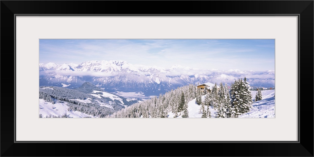 Ski resort, Reith Im Alpbachtal, Tyrol, Austria