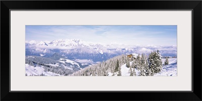 Ski resort, Reith Im Alpbachtal, Tyrol, Austria